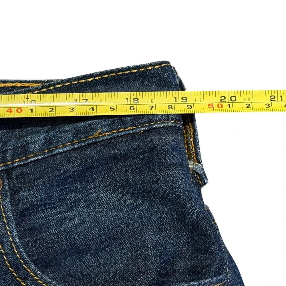 Levis 569 Loose Straight Fit Dark Wash Indigo Denim Jeans Mens 42x30 (38x28)